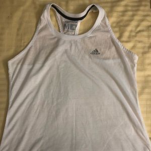Adidas White Tank Top